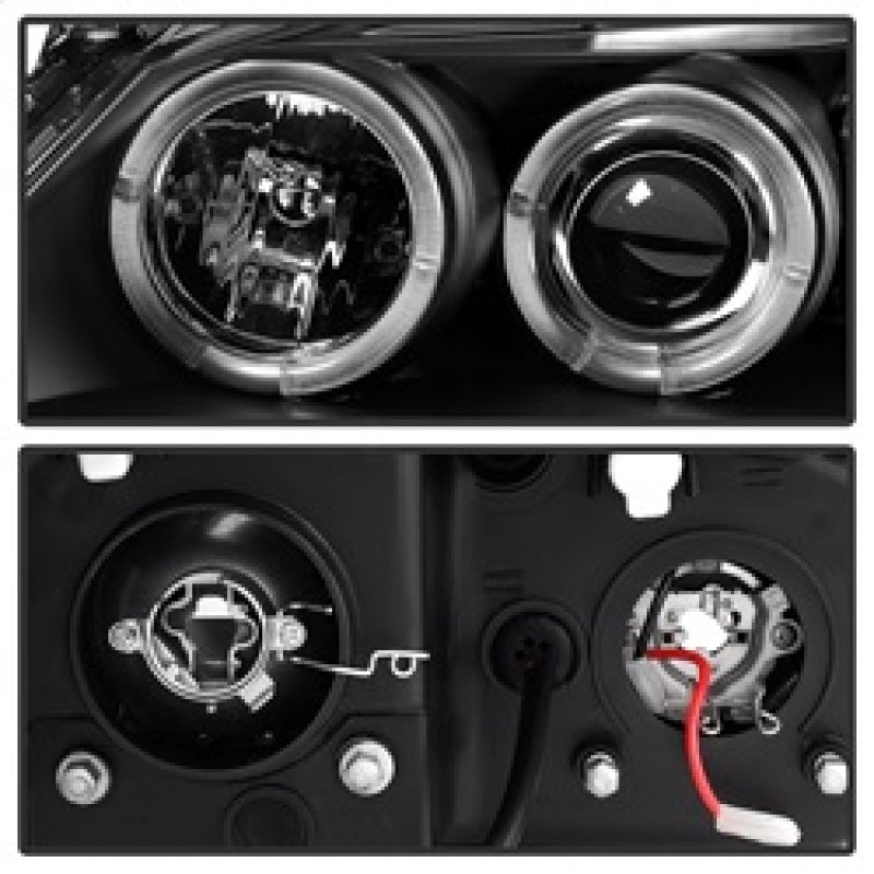 SPYDER 5011596 Spyder Pontiac G6 2/4DR 05-08 Projector Headlights LED Halo LED Blk PRO-YD-PG605-HL-BK