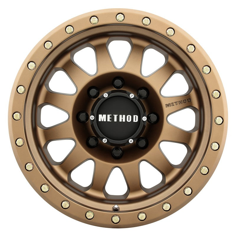 Method Wheels MR30478587900 Method MR304 Double Standard 17x8.5 0mm Offset 8x170 130.81mm CB Method Bronze Wheel