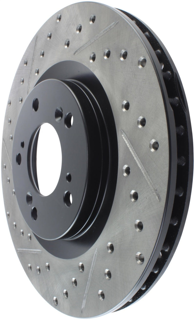 Stoptech 127.40048R StopTech 00-09 S2000 Slotted & Drilled Right Front Rotor