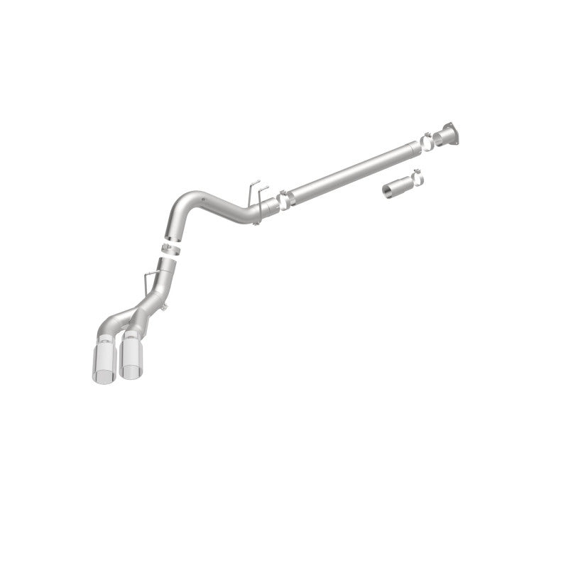 Magnaflow 17873 MagnaFlow 08-17 Ford F-250/F-350/F-450 4.6L/6.7 DPF-Back SS 4in Dual Single Passenger Side Rear Exit