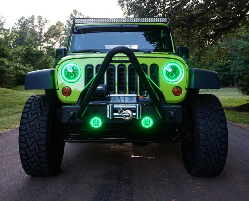 ORACLE Lighting 5769-335 Oracle 7in High Powered LED Headlights - Black Bezel - ColorSHIFT - BC1 SEE WARRANTY