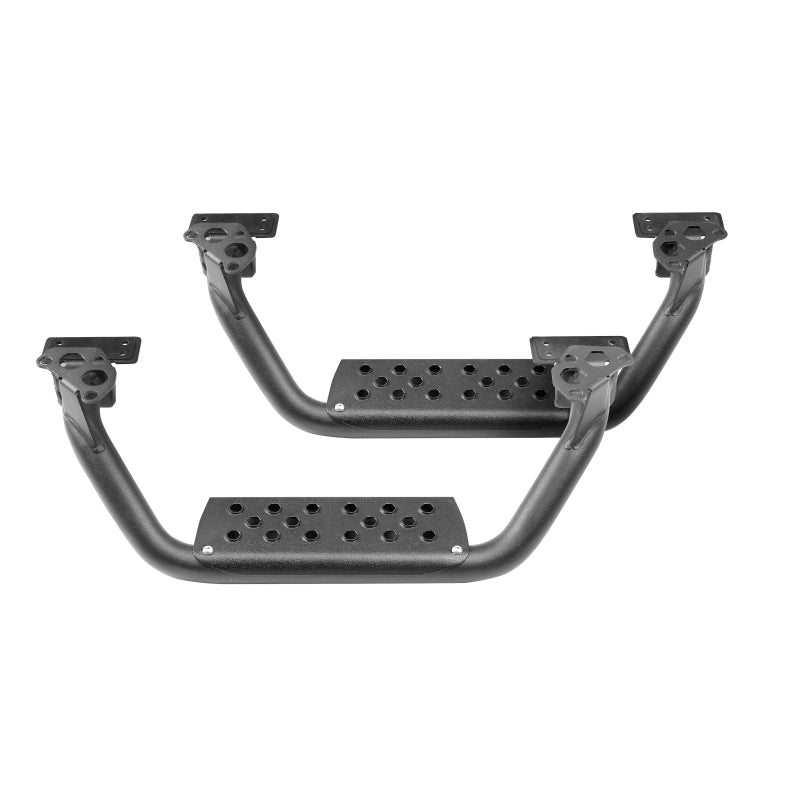 Go Rhino D6410000T Dominator Extreme D6 SideSteps - Tex Blk - 4in Drop Down Steps (Pair)