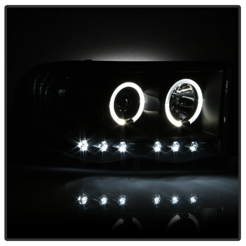 SPYDER 5009975 Spyder Dodge RAM 1500 02-05/RAM 2500 03-05 Projector Headlights LED Halo LED Blk PRO-YD-DR02-HL-BK