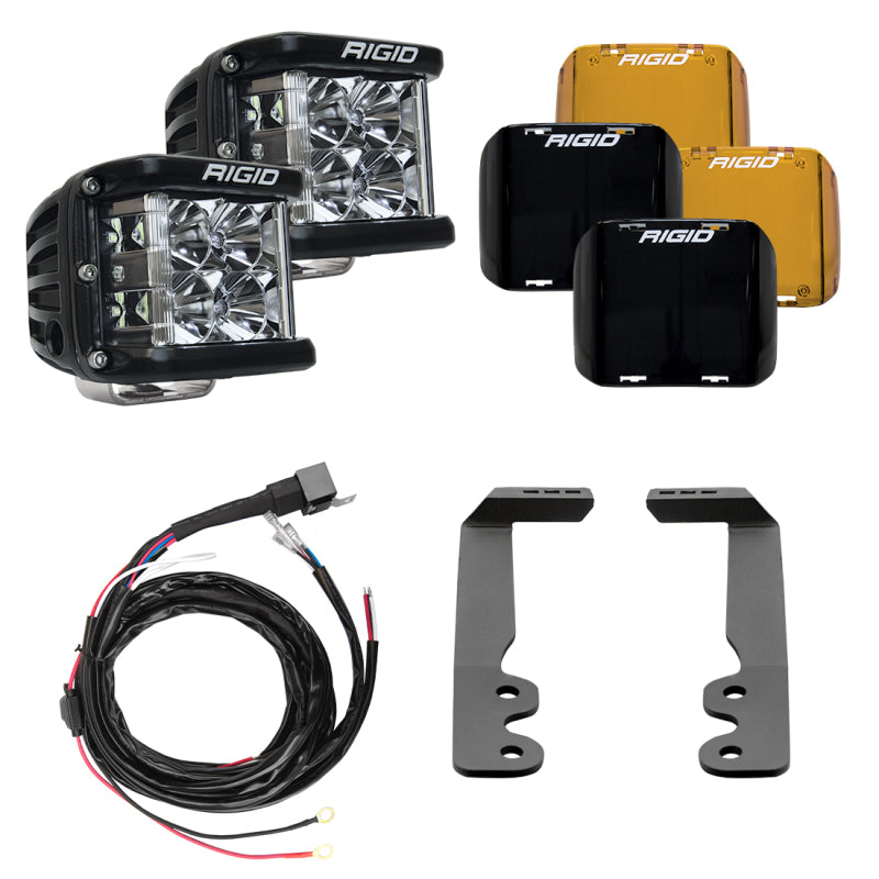 Rigid Industries 46808 2022+ Toyota Tundra A-Pillar Lighting Kit (Fits 360-Series, D-SS Series)