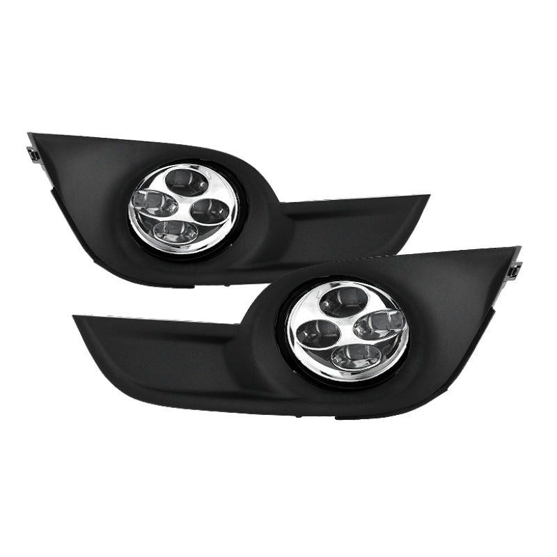SPYDER 9031649 Spyder Nissan Altima 2013-2015 Sedan Daytime DRL LED Running Fog Lights w/Switch Clear FL-DRL-NA13-C