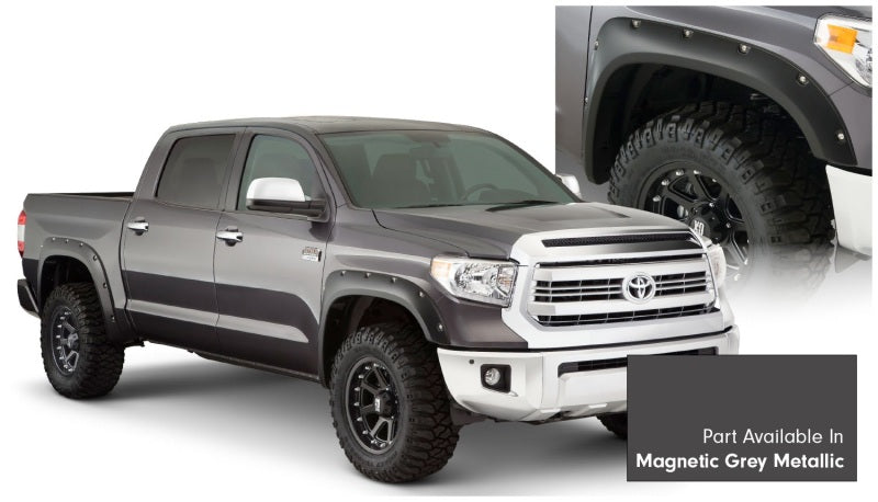 Bushwacker 30918-63 16-18 Toyota Tundra Fleetside Pocket Style Flares 4pc - Magnetic Grey