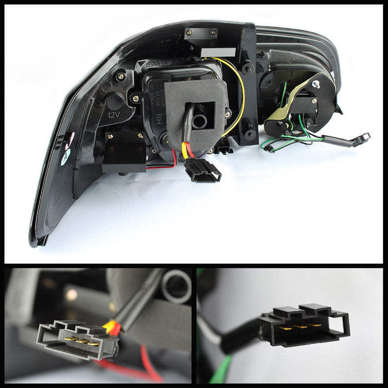 SPYDER 5071767 Spyder Volkswagen Golf/GTI 10-13 G2 Type With Light Bar LED Tail Lights Black ALT-YD-VG10-LED-G2-BK