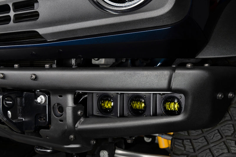 ORACLE Lighting 5890-006 21-22 Ford Bronco Triple LED Fog Light Kit for Steel Bumper - Yellow SEE WARRANTY