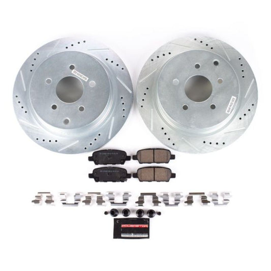 Power Stop 03-12 Infiniti FX35 Rear Z23 Evolution Sport Brake Kit