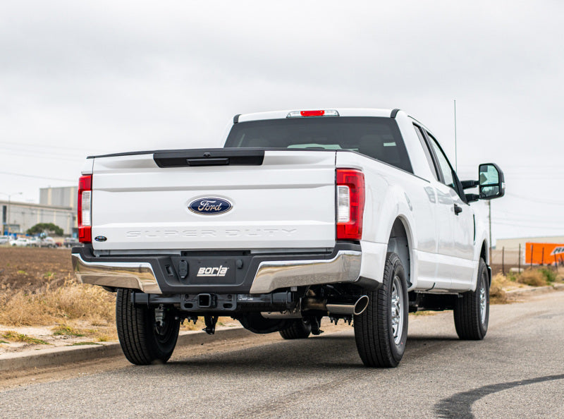 Borla 140798 S-Type Cat-Back 17-19 Ford F-250/350 Super Duty Side Exit Exhaust - 5in tip (Gas Only)