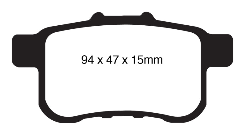 EBC DP41987R 09-14 Acura TSX 2.4 Yellowstuff Rear Brake Pads