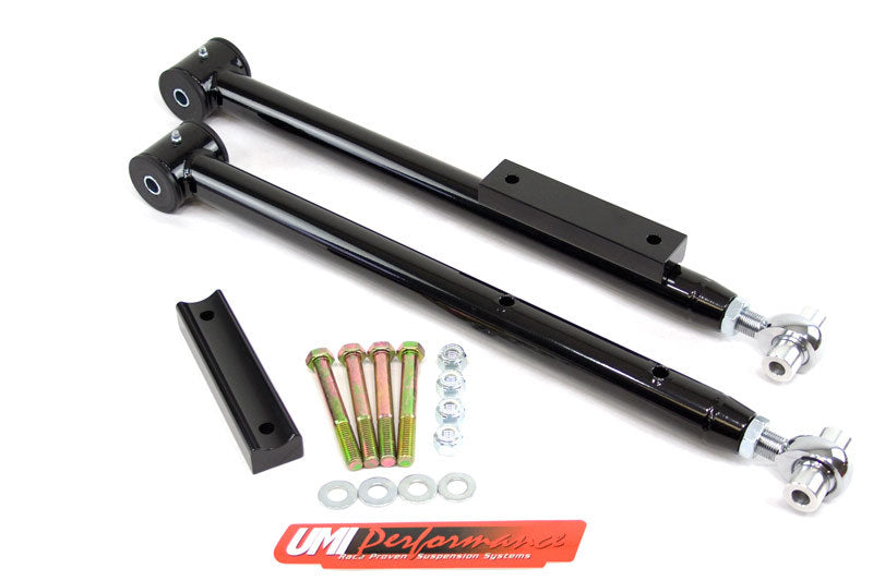 UMI Performance 3614-B 91-96 Impala SS Adjustable Extended Length Lower Control Arms- Rod Ends