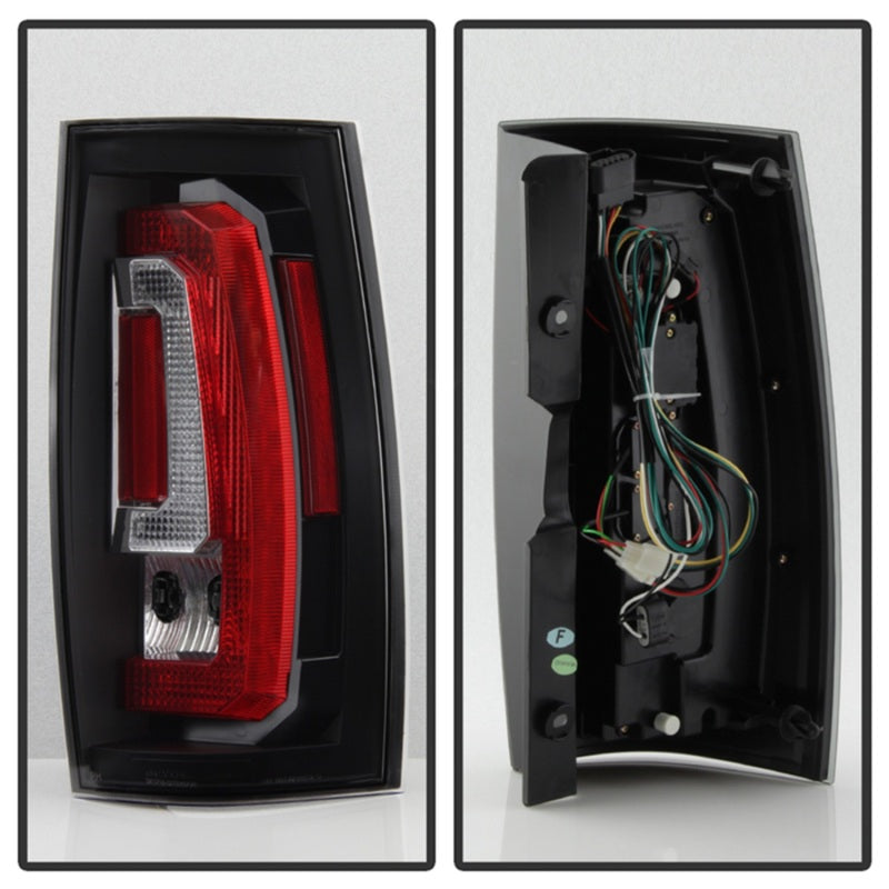 SPYDER 5083418 Spyder Chevy Suburban/Tahoe 07-14 V2 - Light Bar LED Tail Lights - Black ALT-YD-CSUB07V2-LED-BK