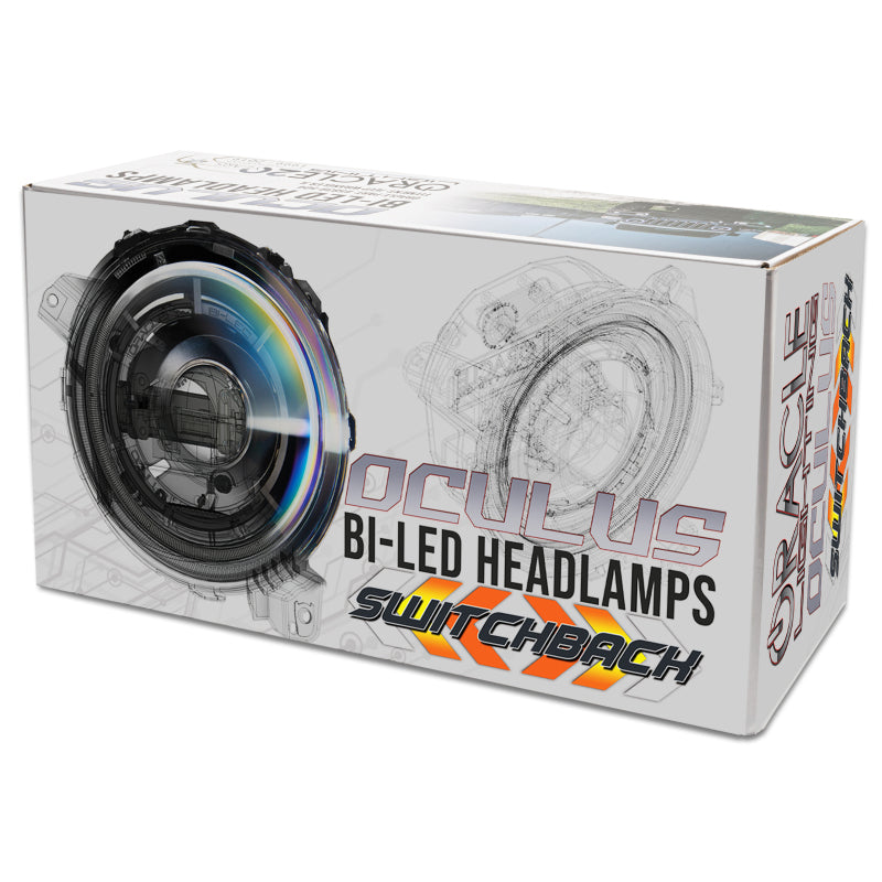 ORACLE Lighting 5839-023 Oracle Jeep JL/Gladiator JT Oculus Bi-LED Projector Headlights - Amber/White Switchback SEE WARRANTY