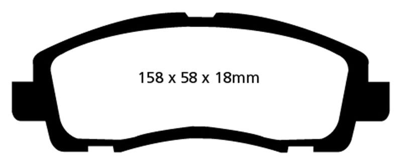EBC DP31753C 09-14 Acura TL 3.5 Redstuff Front Brake Pads