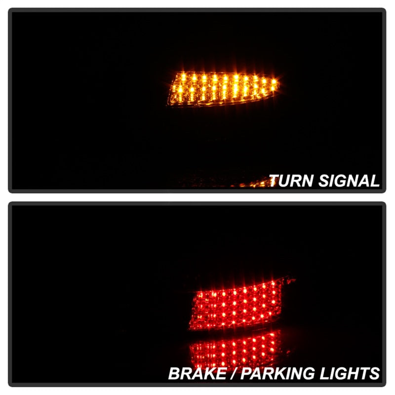 SPYDER 5013132 Xtune Porsche 911 996 ( Non 4S. Turbo. GT3 ) 99-04 LED Tail Lights Red Clear ALT-ON-P99699-LED-RC