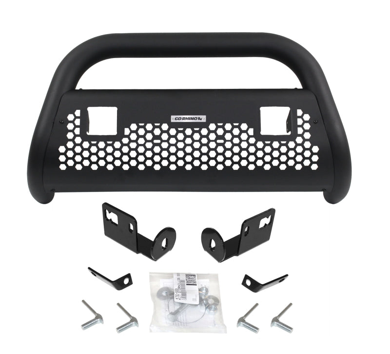Go Rhino 55172T 07-19 Chevy 2500HD RC2 LR 2 Lights Complete Kit w/Front Guard + Brkts