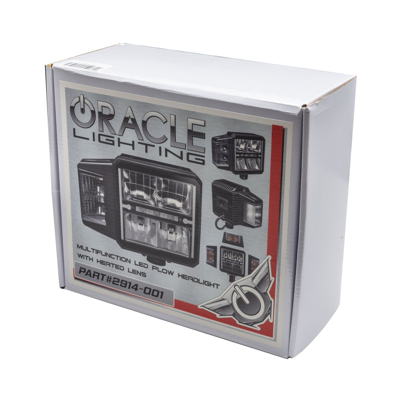 ORACLE Lighting 2914-001 Oracle Lighting Multifunction LED Plow Headlight with Heated Lens 5700K SEE WARRANTY