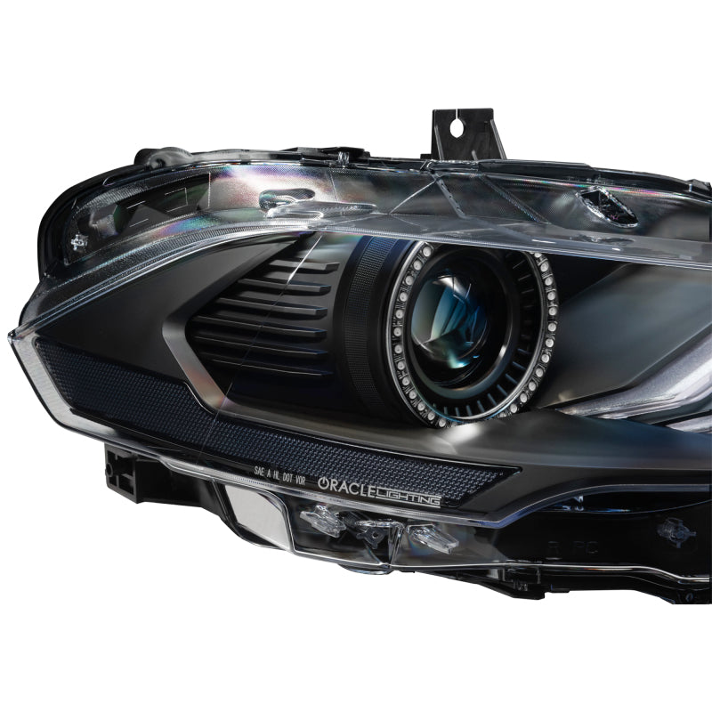 ORACLE Lighting 8204-332 Oracle Lighting 18-23 Ford Mustang Dynamic ColorSHIFT LED Headlights - Black Series SEE WARRANTY
