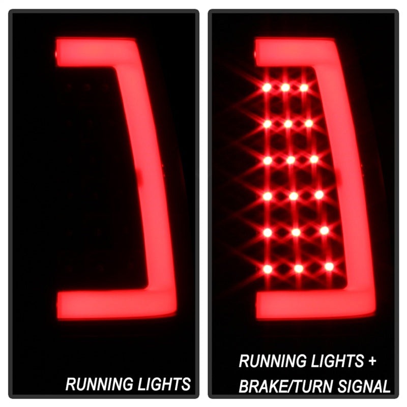SPYDER 9038778 xTune Chevy Silverado 1500/2500/3500 99-02 Version 3 Tail Lights Black Smoke ALT-ON-CS99V3-LBLED-BSM