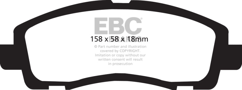 EBC DP31753C 09-14 Acura TL 3.5 Redstuff Front Brake Pads