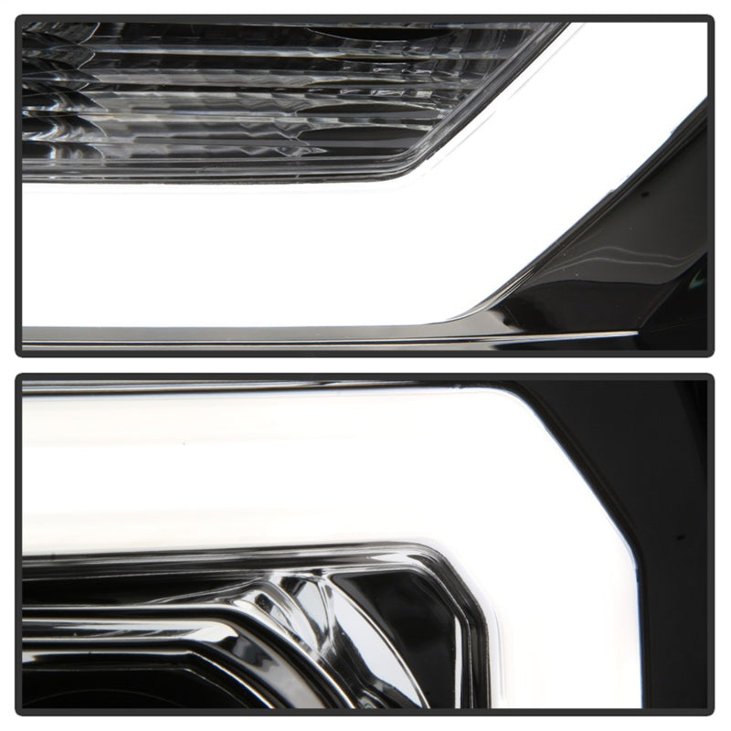 SPYDER 5083647 Spyder GMC Sierra 1500/2500/3500 07-13 V2 Projector Headlights - Chrome PRO-YD-GS07V2-LBDRL-C