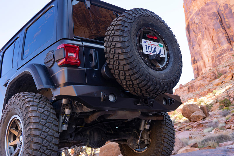 ICON 25171 2018+ Jeep Wrangler JL License Relocation Kit