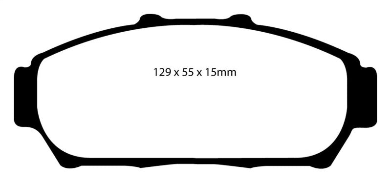 EBC DP31206C 94-01 Acura Integra 1.8 Redstuff Front Brake Pads