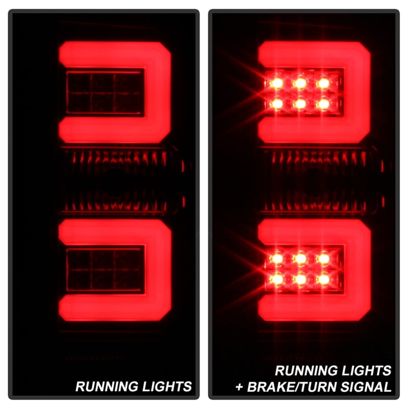 SPYDER 5083739 Spyder Chevy Silverado 16-17 Light Bar LED Tail Lights - Black Smoke ALT-YD-CS16-LED-BSM