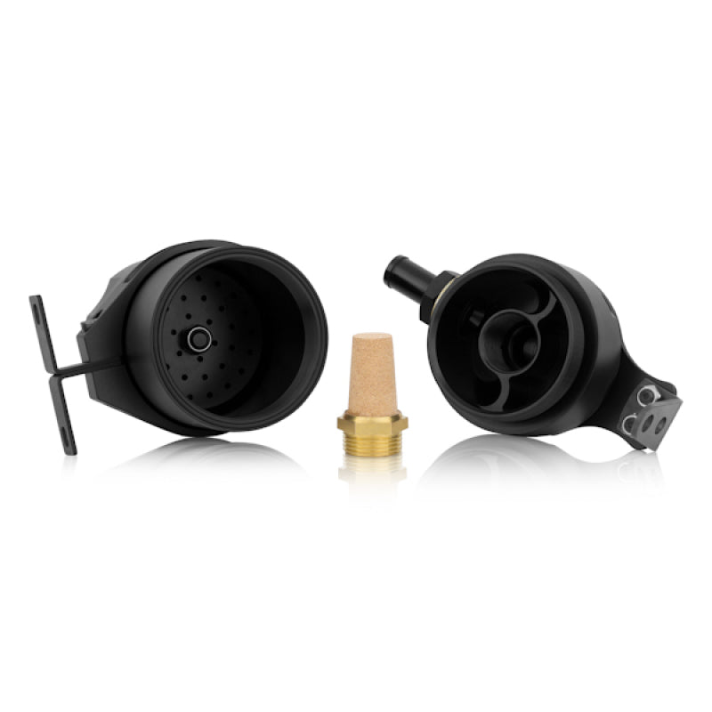 Mishimoto MMBCC-UNI-BK Universal Baffled Oil Catch Can - Black