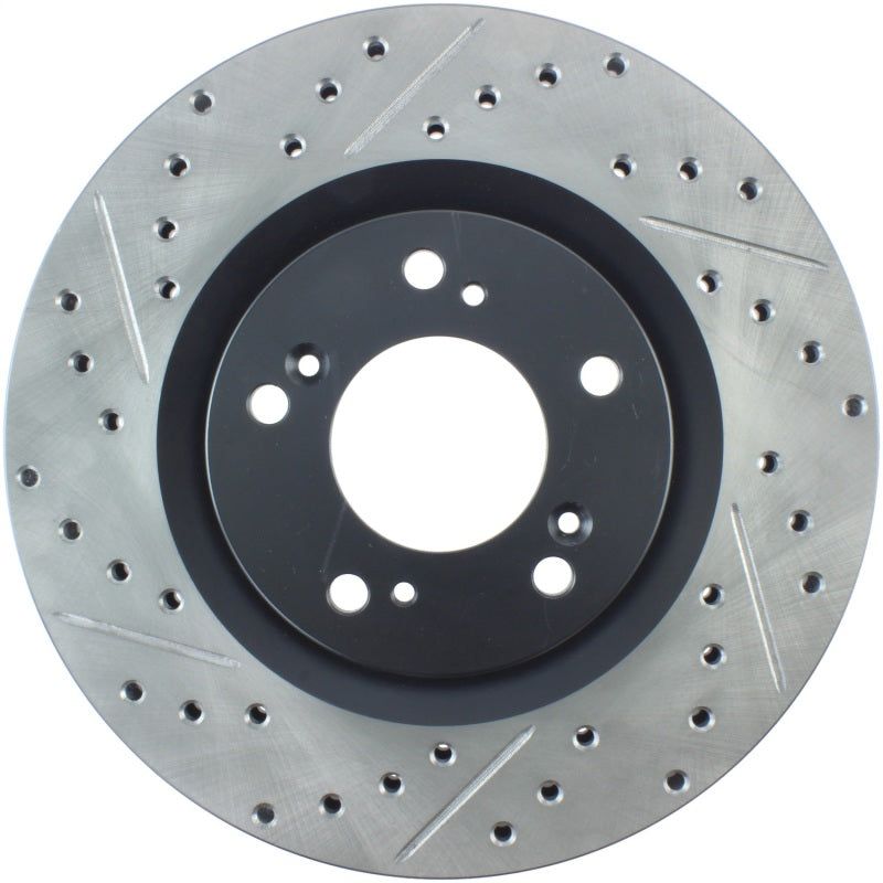 Stoptech 127.40048R StopTech 00-09 S2000 Slotted & Drilled Right Front Rotor