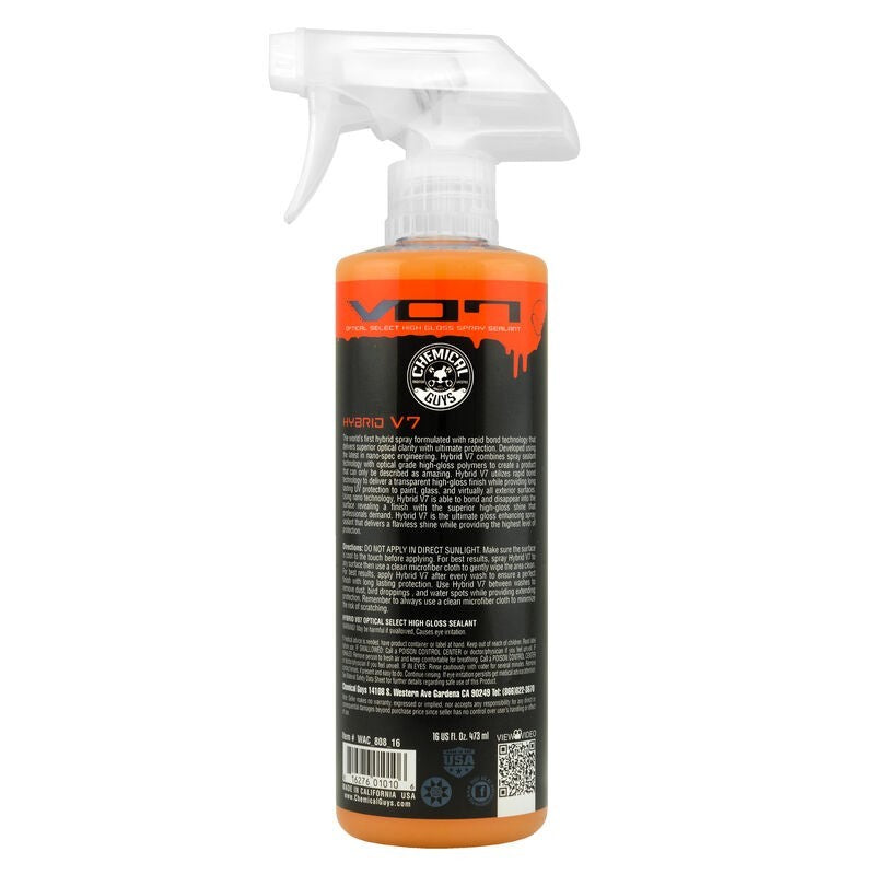 Chemical Guys WAC_808_16 Hybrid V07 Optical Select High Gloss Spray Sealant & Quick Detailer - 16oz
