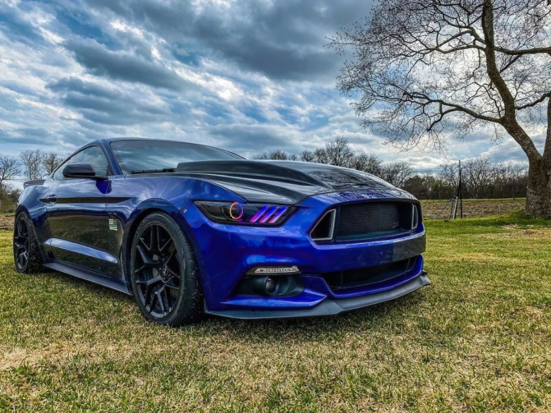 ORACLE Lighting 8199-332 Oracle 15-17 Ford Mustang Dynamic RGB+A Pre-Assembled Headlights - Black Edition - SEE WARRANTY