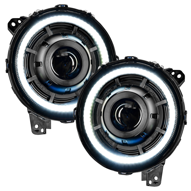 ORACLE Lighting 5839-504 Oracle Oculus Bi-LED Projector Headlights for Jeep JL/Gladiator JT - Matte Blk - 5500K SEE WARRANTY