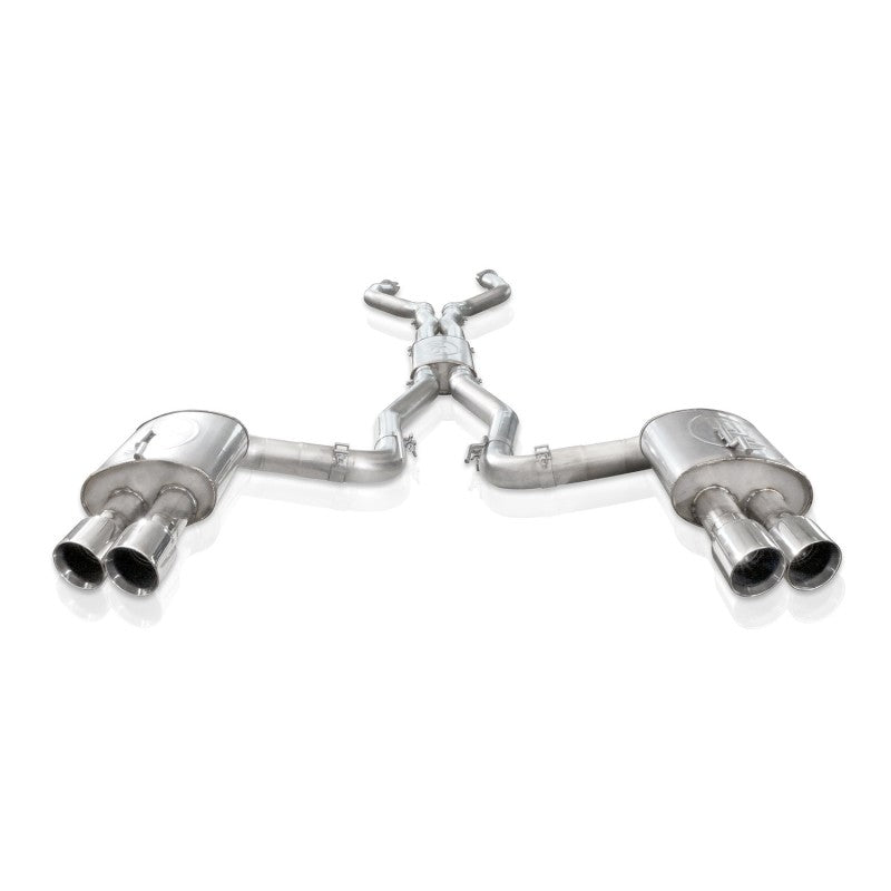 Stainless Works PG8CBFC 2008-09 Pontiac G8 GT 3in Catback Systemt X-Pipe Turbo Chambered Muffler 3.5in Tips