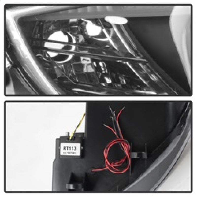 SPYDER 5029072 Spyder BMW Z4 03-08 Projector Headlights Halogen Model Only - LED Halo Black PRO-YD-BMWZ403-HL-BK