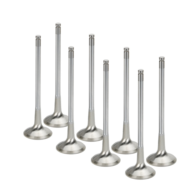 Supertech HEVI-1020D-6MM-8 Honda K20 30x5.96x108.65mm 6mm Tapered Stem Chrome Inconel Exhaust Valve - Set of 8