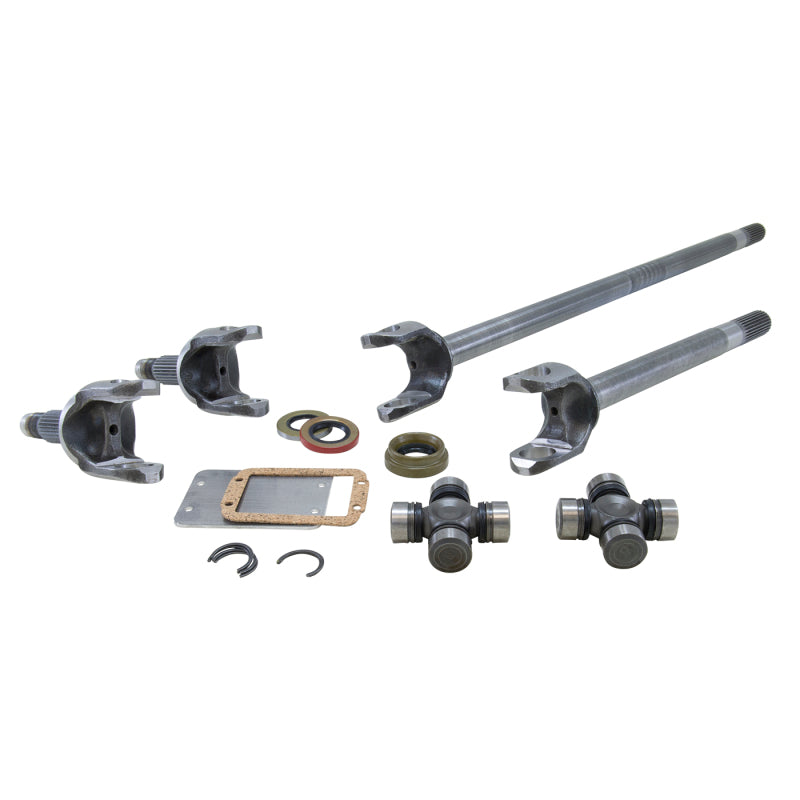 Yukon Gear & Axle YA W26002 Yukon Gear Front 4340 Chrome-Moly Replacement Axle Kit For 77-91 GM / Dana 60 w/ 35 Splines