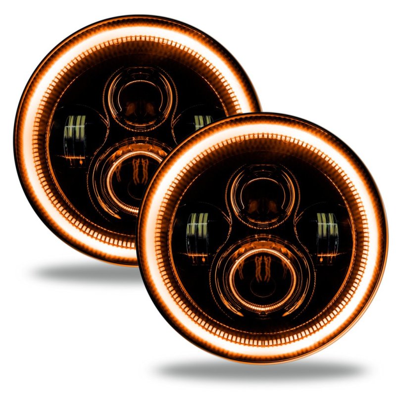 ORACLE Lighting 5769J-332 Oracle Jeep Wrangler JL/Gladiator JT 7in. High Powered LED Headlights (Pair) - Dynamic SEE WARRANTY