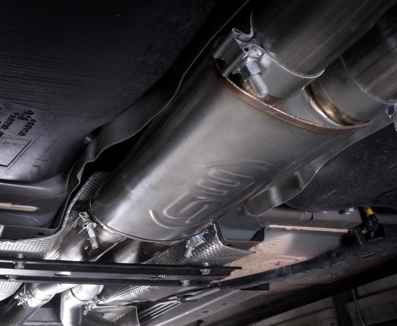 Stainless Works PG8CBFC 2008-09 Pontiac G8 GT 3in Catback Systemt X-Pipe Turbo Chambered Muffler 3.5in Tips