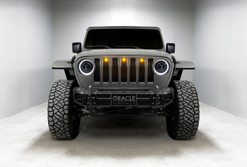 ORACLE Lighting 5839-023 Oracle Jeep JL/Gladiator JT Oculus Bi-LED Projector Headlights - Amber/White Switchback SEE WARRANTY