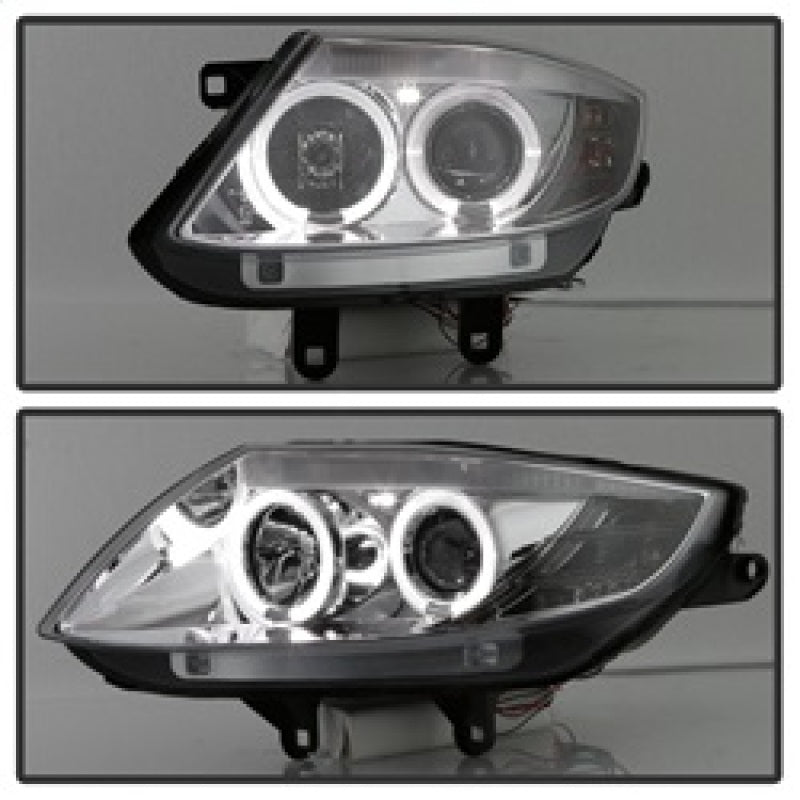 SPYDER 5029072 Spyder BMW Z4 03-08 Projector Headlights Halogen Model Only - LED Halo Black PRO-YD-BMWZ403-HL-BK