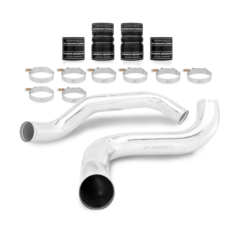 Mishimoto MMICP-F2D-99KP 99-03 Ford 7.3L Powerstroke PSD Intercooler Pipe/Boot Kit - Polished