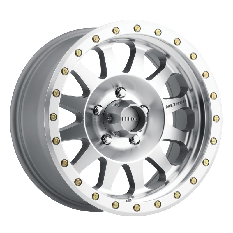 Method Wheels MR30478555300 Method MR304 Double Standard 17x8.5 0mm Offset 5x5.5 108mm CB Machined/Clear Coat Wheel