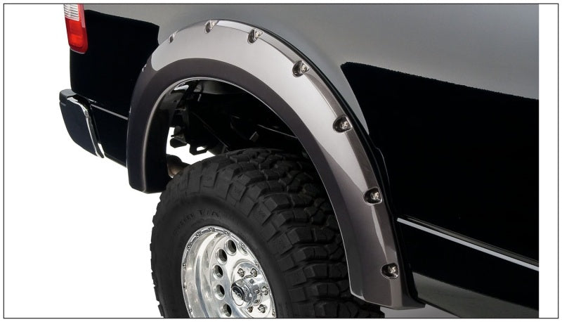 Bushwacker 20916-02 04-08 Ford F-150 Styleside Pocket Style Flares 4pc 66.0/78.0/96.0in Bed - Black