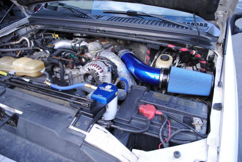 Sinister Diesel SD-COOLFIL-7.3-W 99-03 Ford 7.3L Powerstroke Coolant Filtration System w/ Wix Filter