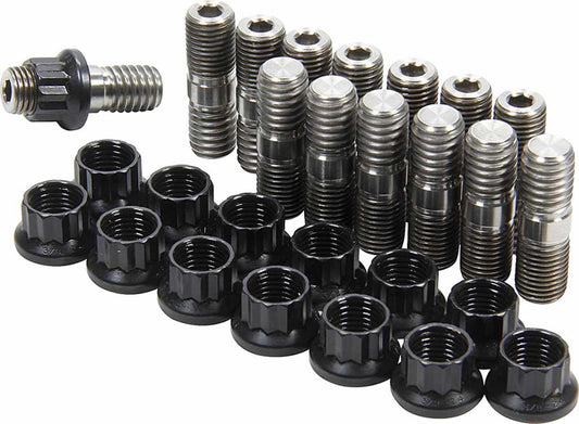 Allstar Performance Header Stud Kit Titanium