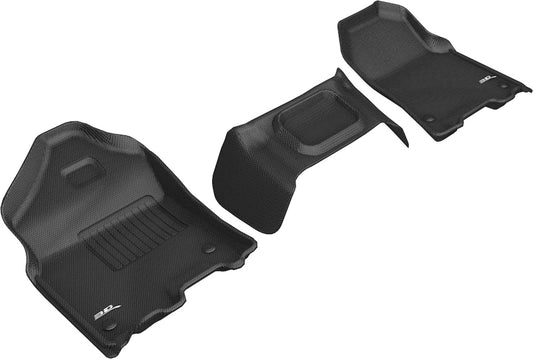 3D MAXpider Ram 1500 CC/QC 19-  Kagu Floor Liners 1st Row Blk