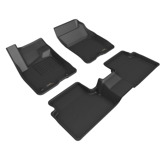 3D MAXpider 21- Ford Bronco Kagu Rear Floor Liners Black