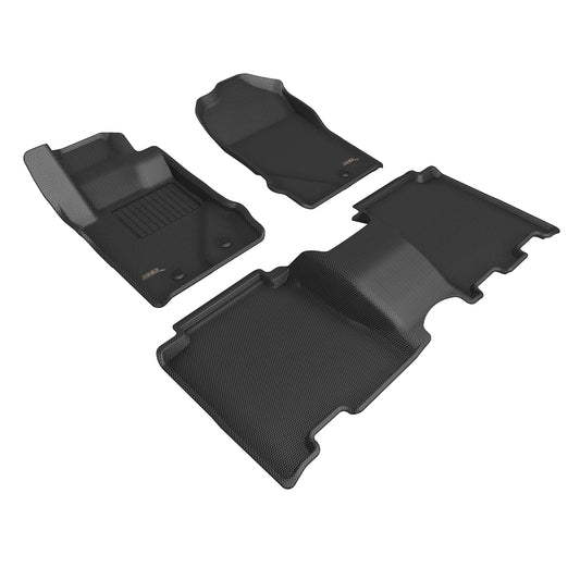 3D MAXpider 21-   Ford Bronco Kagu Rear Floorliners Black